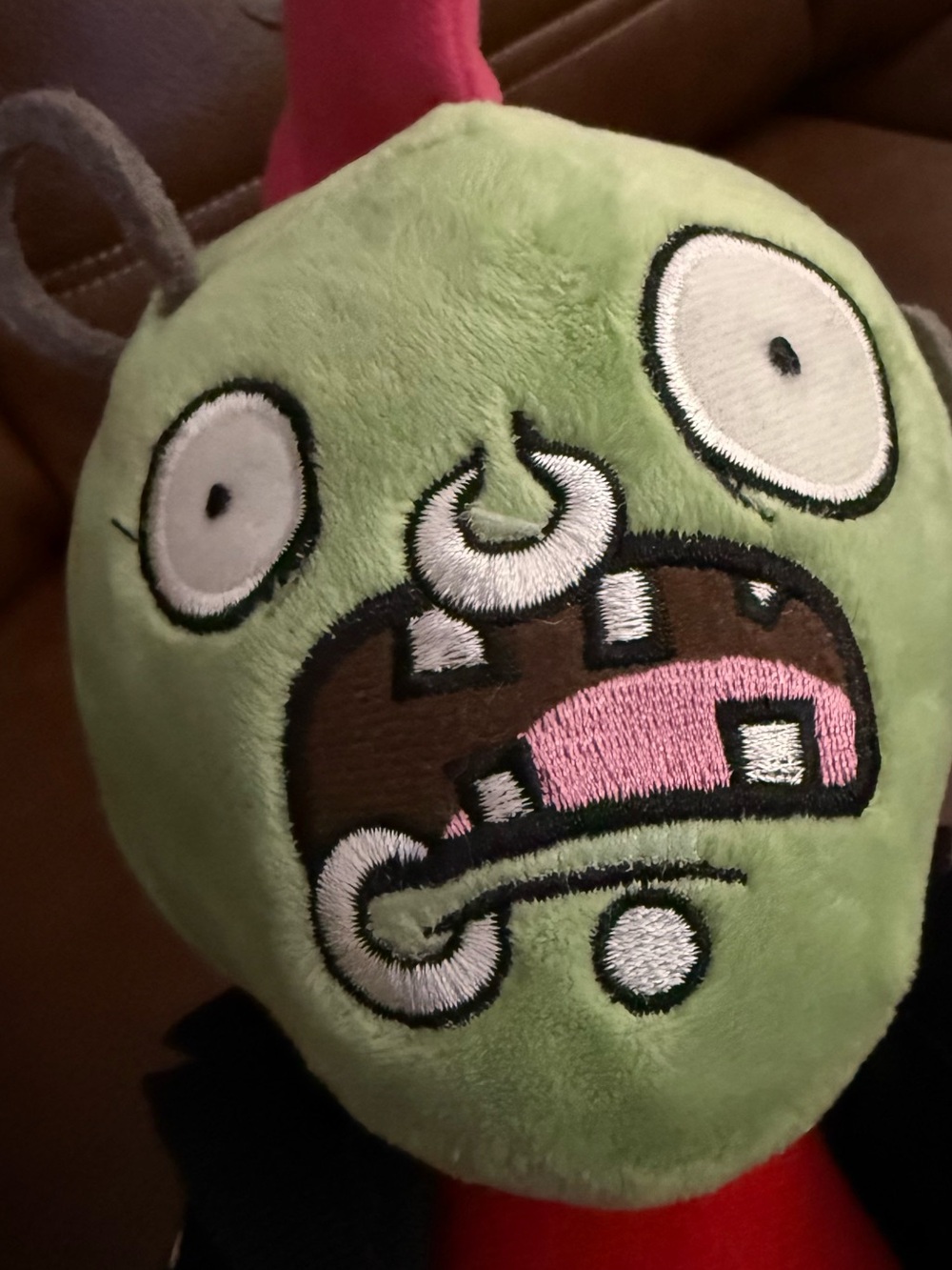 🧷🧟 Plants vs Zombies Punk Zombie Plush Toy Mohawk Pierced Gamer Collectible 12"